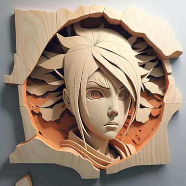 3D model Hinata Hyuga FROM NARUTO (STL)